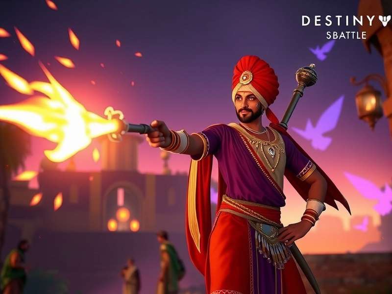 Destiny S Battle gameplay screenshot showing character in combat